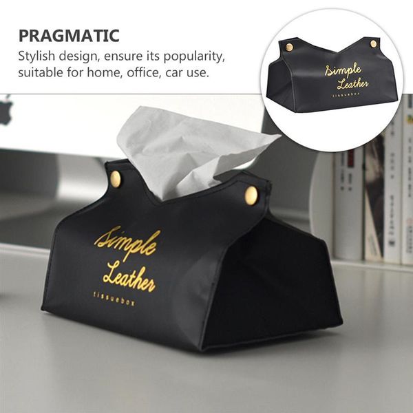

tissue boxes & napkins multifunctional leather extraction paper towel box pu