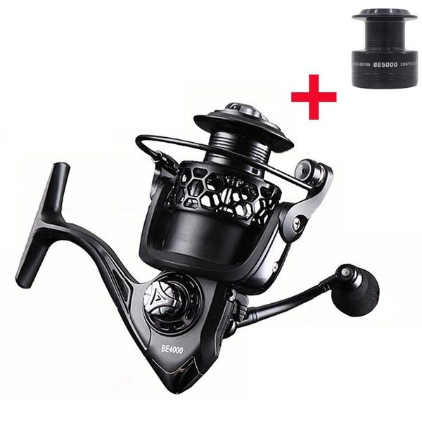 

catch.u all-metal spinning fishing reel 5.2:1 ratio high speed reels 1000-6000 casting wheel carp for saltwater baitcasting