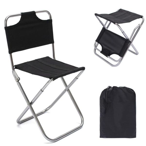 

fishing accessories outdoor chair folding portable stool durable camping aluminum alloy hiking seat picnic