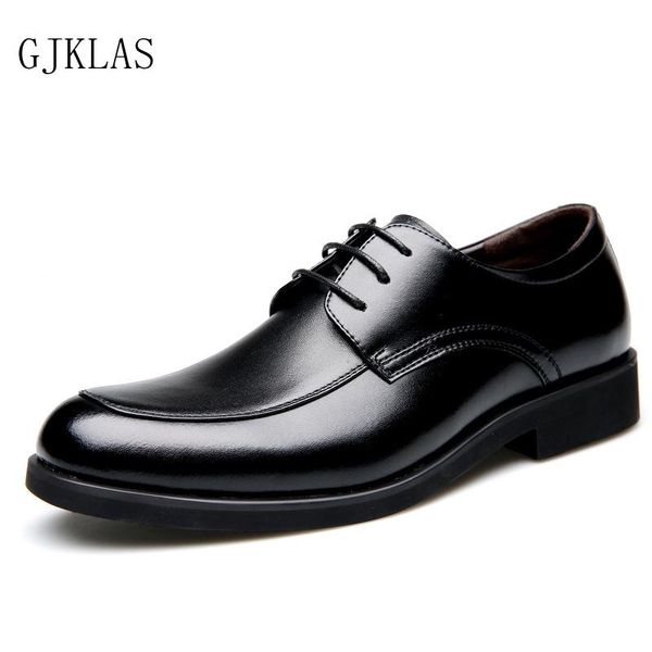 

genuine leather mens wedding dress shoes formal for men black brown business oxford elegant