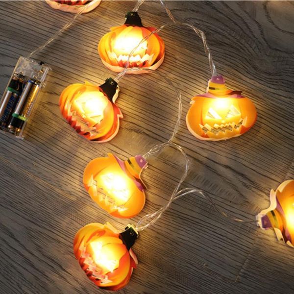 

strings pumpkin halloween lantern string led ghost festival party decoration flash lighta265