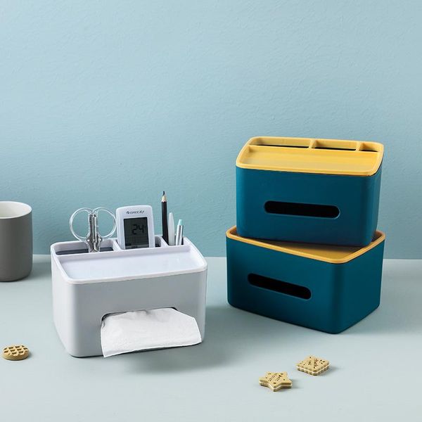 

tissue boxes & napkins box cover paper holder napkin dispenser storage rack for bathroom bedroom office facial counter