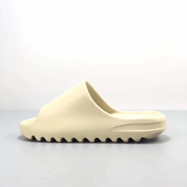

slippers kanye men slides women slippers desert sand core soot bone earth brown foam triple white black outdoor sandals slippers yeeys cj