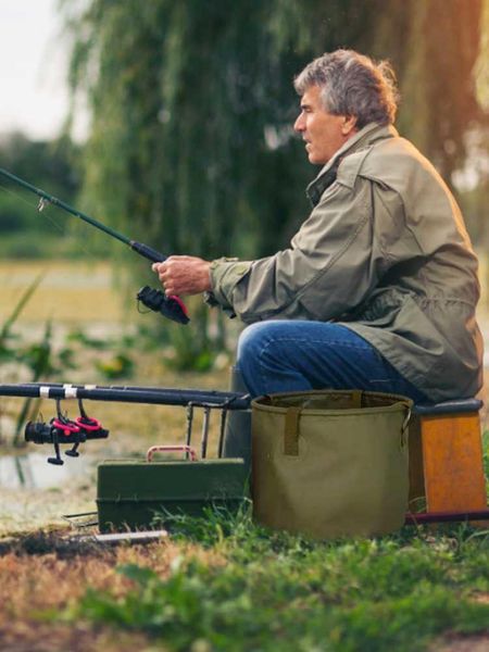

outdoor pads portable bucket water storage bag foldable basin pvc leak-proof fishing wash mop folding box