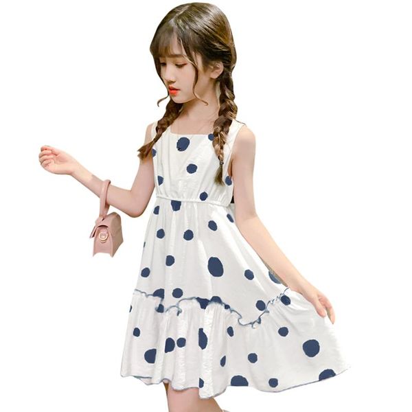 

girls dress big dot for girl summer kids casual style costumes 6 8 10 12 14 girl's dresses, Red;yellow