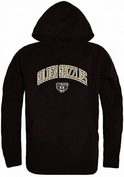 

oakland golden grizzlies ncaa campus pullover hoodie 86kf#, Black