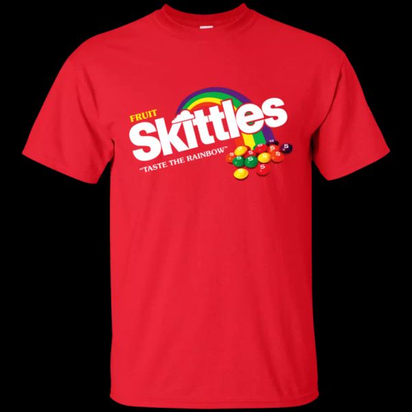 

Retro, Candy, Skittles, Package, Sweets, Confection, T-Shirt, White;black