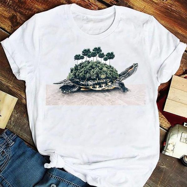 

and women fashion 90s natural men animal forest printing summer tshirts graphic t lady print female tee shirt, White;black