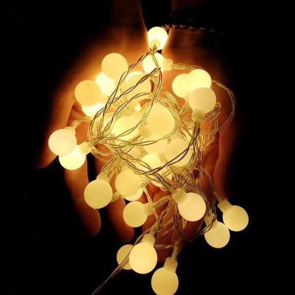 

strings 1.5m 10m string lights led ball fairy garland waterproof for christmas tree wedding home indoor decoration battery powered