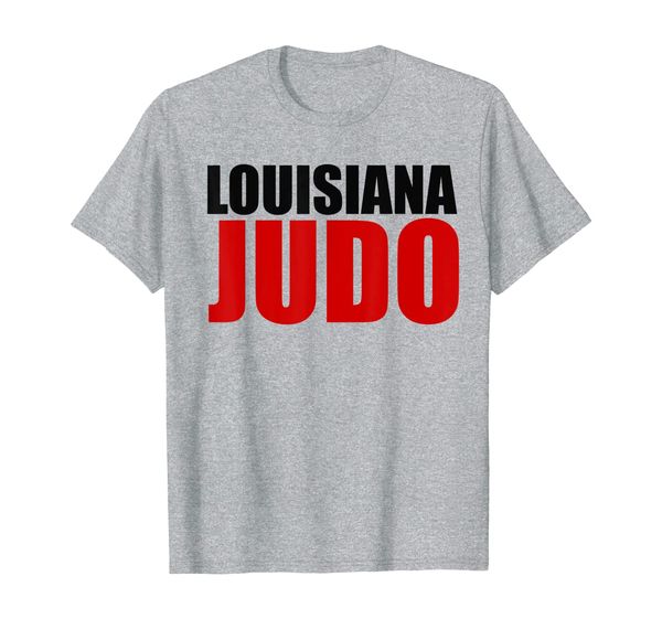 

louisiana judo student parent fan t shirt, White;black