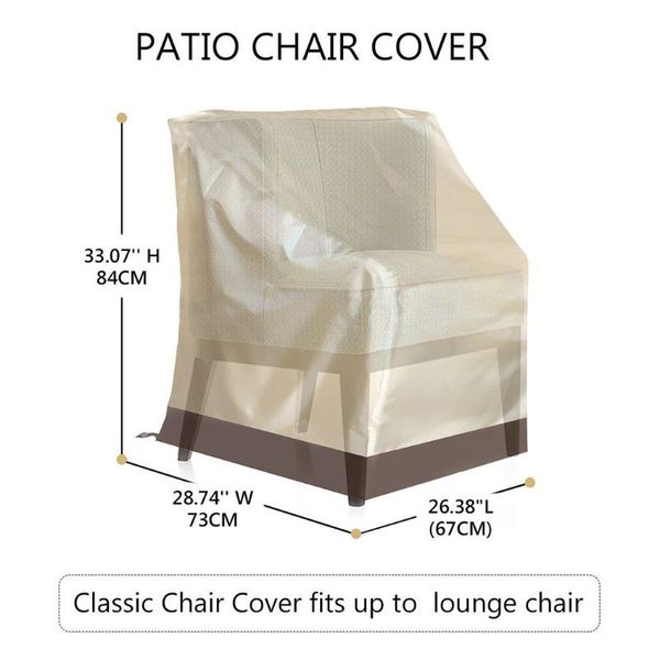 

storage bags chair waterproof cover chairs furniture garden outdoor quality rain