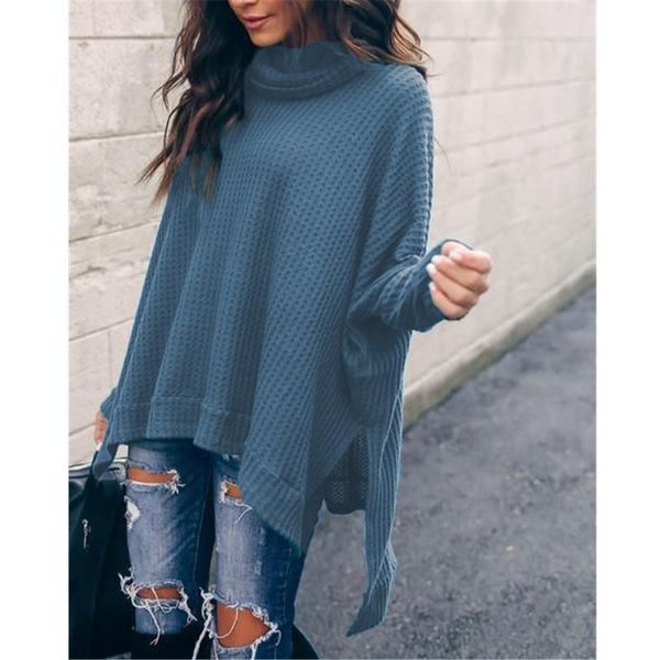 

women's sweaters long sleeve autumn winter sweater women blue yellow knitted pullover jumper fashion 2021 turtleneck female, White;black