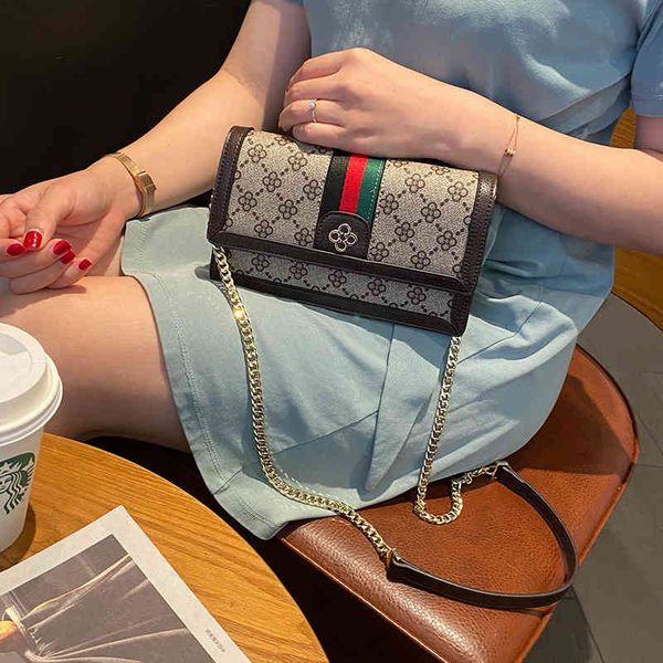 

evening bags women fashionable shoulder female messenger handbag chain wild crack printing crossbody luxury kulb