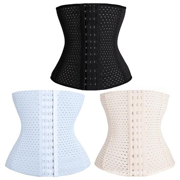 

waist support fitness back training shaper belt women postpartum slimming weight loss corset body bodysuit est, Black;gray