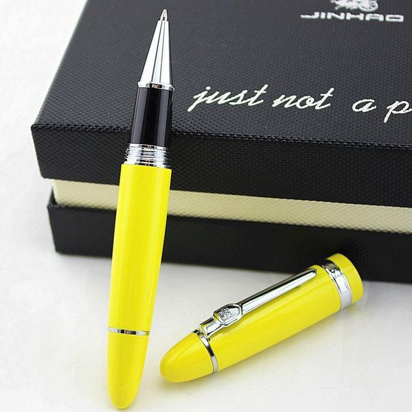 

gel pens jinhao 159 business roller ball pen black ink metal ballpoint for student gift office stationery supplies