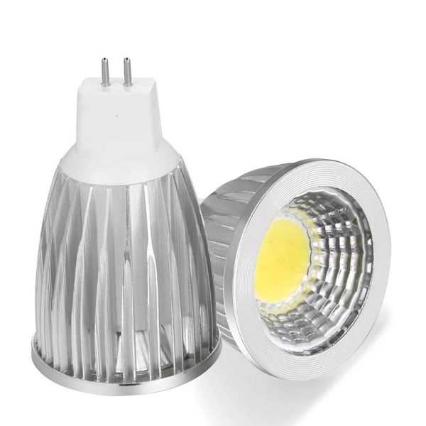 Ampuller Nieuwe Yüksek Güçlü Lampada LED MR16 COB 9 W 12 15 Spot Işık Soğuk Beyaz MR 16 V GU5.3 / 110V / 220V