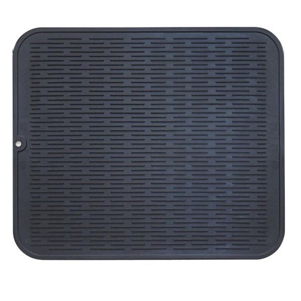 

mats & pads large multifunctional silicone placemat dish drying mat kitchen draining table drain sink non-slip pad durable pot holder cu