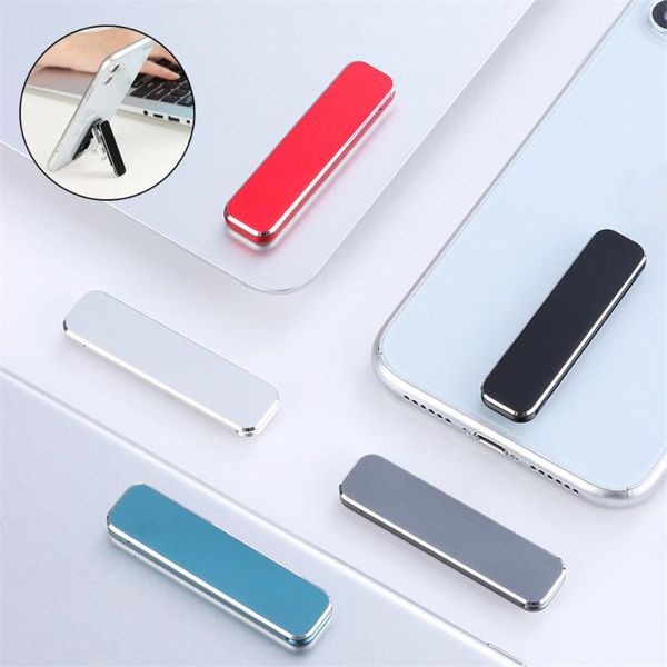 

universal mini cell phone holder aluminum folding desk mount bracket mobile accessories stand for cellphone mounts & holders