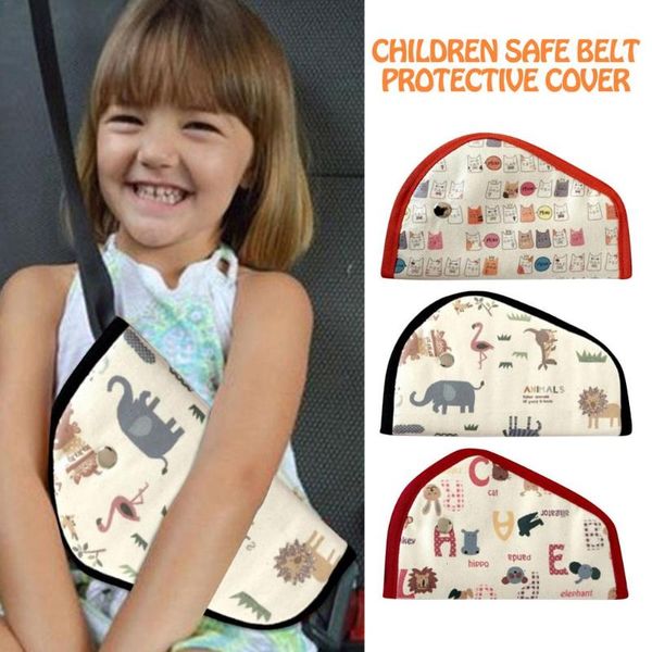 

safety belts & accessories car seat belt adjuster sturdy adjustable triangle strap cover protective pad retainer for baby child kids goods