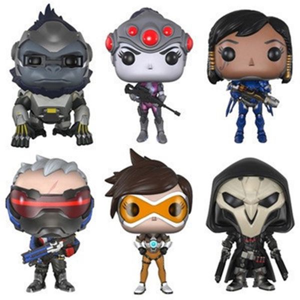 

animation funko pop watch vanguard soldier black lily hunting air death winston doll