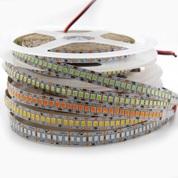 

strips 24v 5m 3528 2835 smd 240leds/m led strip light flexible warm white rgb tape