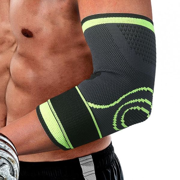 

elbow pads pressurized elastic brace belt for basketball running mountaineering knee breathable thin sports support &, Black;gray
