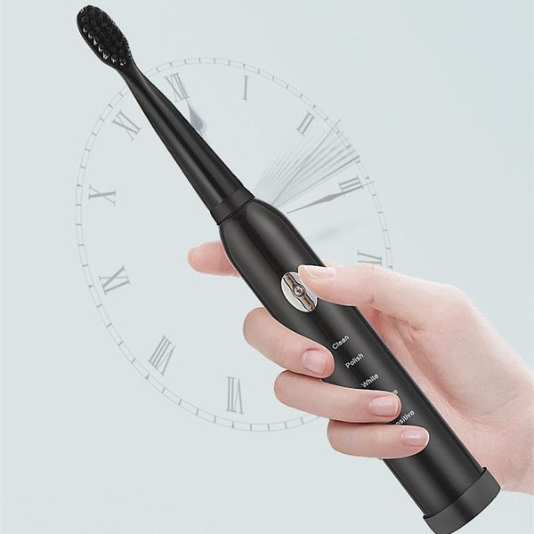 

smart electric toothbrush ultrasonic with 4 brush heads 5 gears usb rechargeable tooth sonic whitening