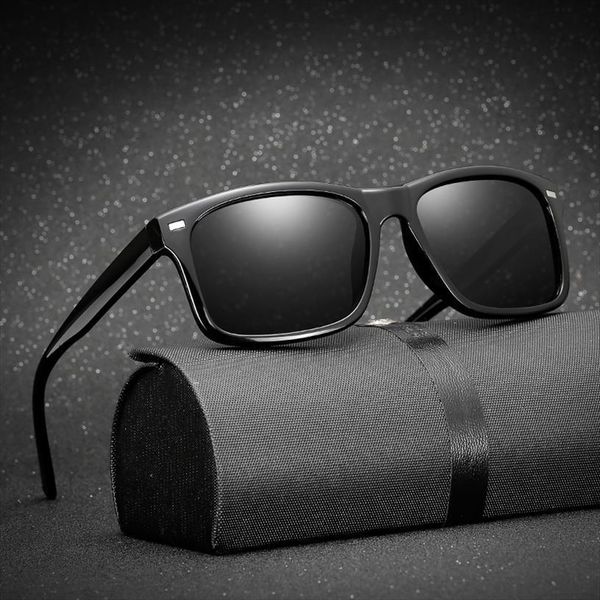 

men polarized glasses car driver night vision goggles anti glare polarizer sunglasses driving sun, White;black