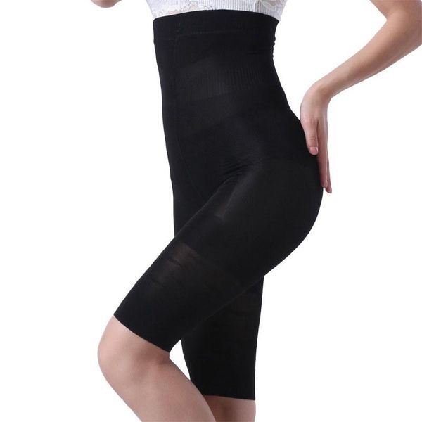 

women's shapers body shaper pants thin light breathable solid color women figure slimming shapewear panties high waist, Black;white