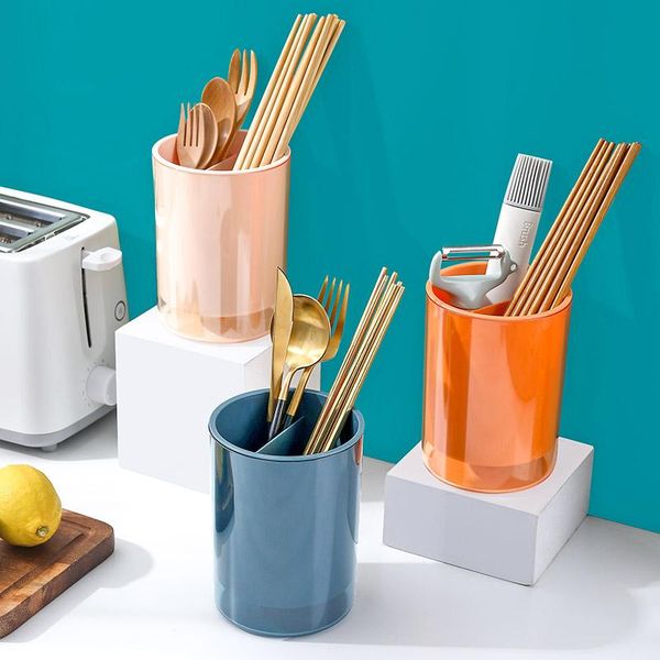 

storage bottles & jars nordic style chopsticks box double-layer draining rack cage kitchen tableware knife and fork