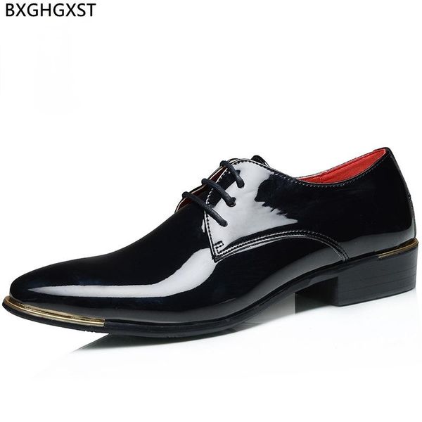 

dress shoes white mens fashion formal patent leather man black party for men 2021 chaussure homme zapatos de hombre