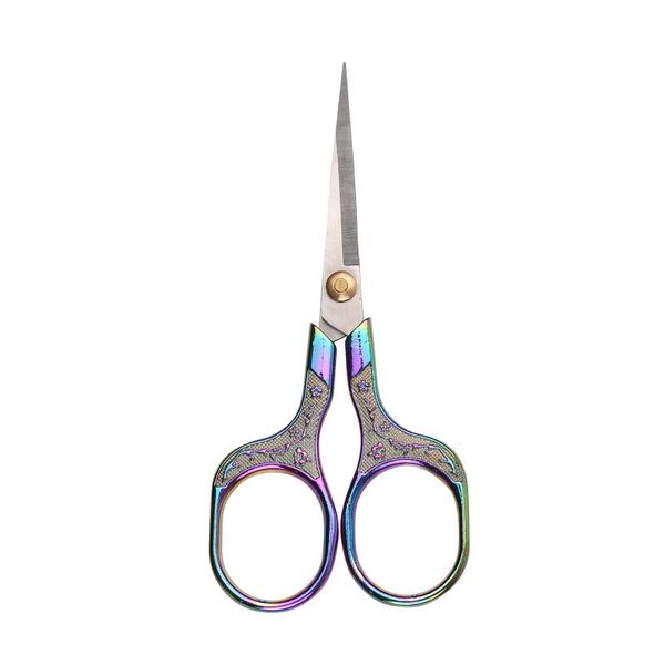 

hair scissors barber stainless steel plum blossom for trimming beard whiskers sewing needlework dressmaker small shears