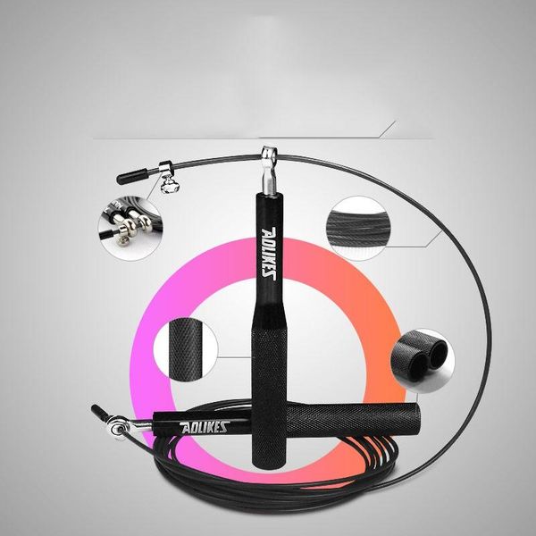 

aluminum alloy handle rope skipping steel wire bearing race speed jump ropes