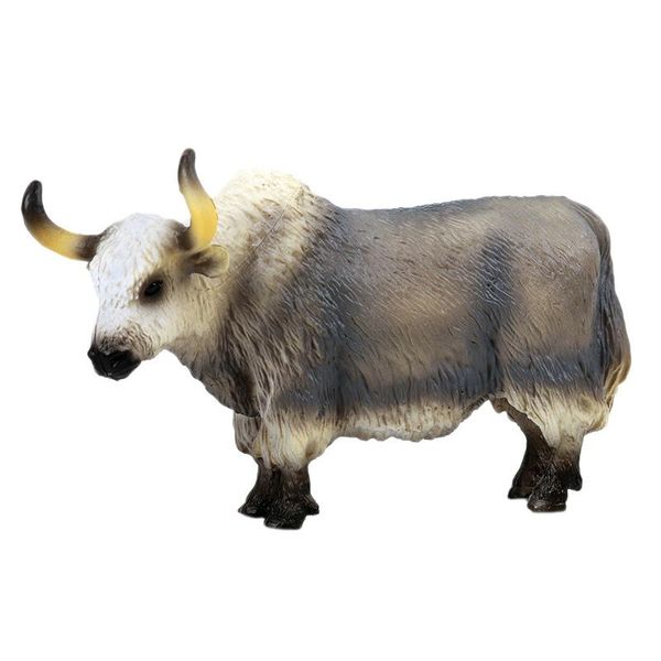 

novelty items simulation wild animal model black yak figurine toy ornaments