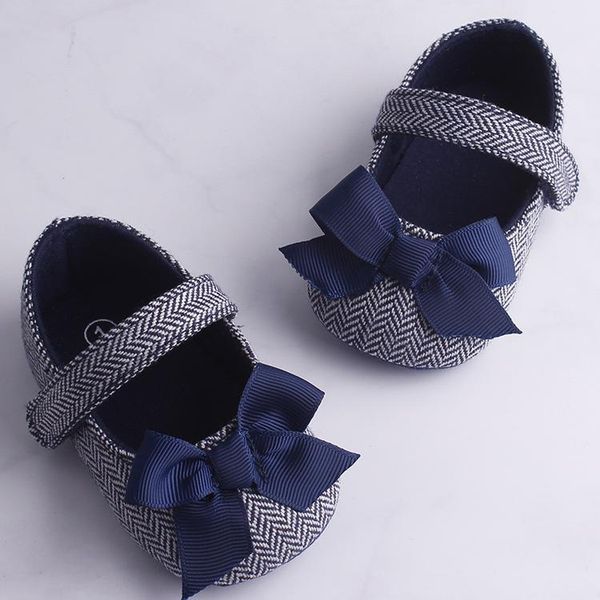 

first walkers toddler girl crib shoes born baby bowknot soft sole prewalker sneakers au