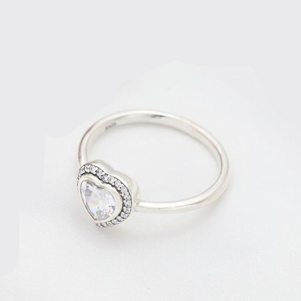 

authentic 925 sterling silver rings sparkling love ring fits european pandora style jewelry 620 z2
