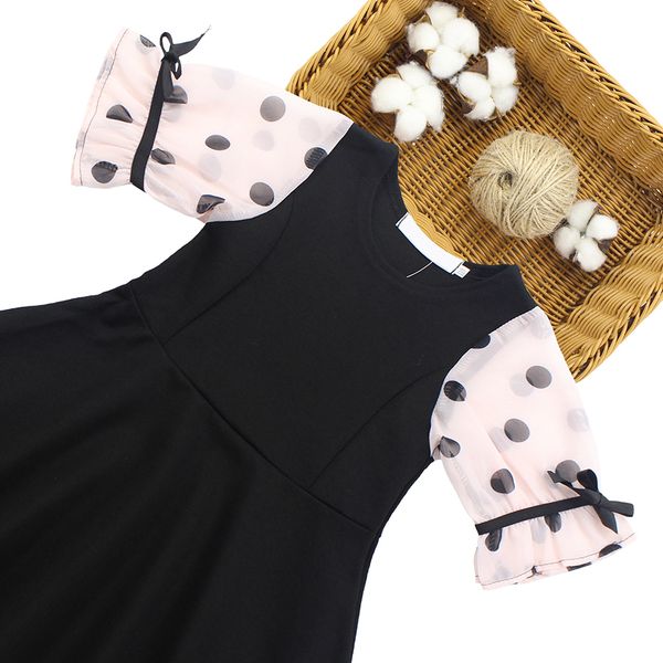 

kids dresses for girls dot pretty dresses for girls spring dress girls teenage school clothes for 6 8 10 12 13 14 year, Red;yellow