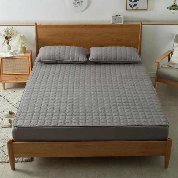 

sheets & sets soft fitted sheet with elastic band solid bed cover-wrinkle,fade,stain and abrasion resistant bedspread 150x200