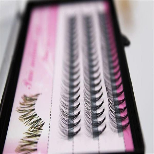

false eyelashes 60 bundles/box fake makeup individual cluster natural long eye lashes extension make fan effect cosmetics tools