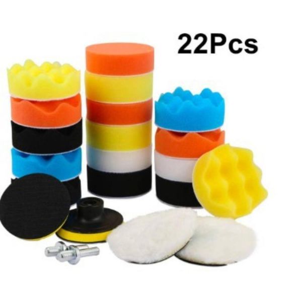 

car buffing pads polishing sponge buffer set waxing foam polisher kit for drill cleaning tools