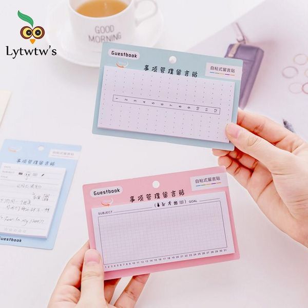 

notepads 1 pieces lytwtw's korean creative account book stationery notepad office supplies school filofax notebook diary students, Purple;pink