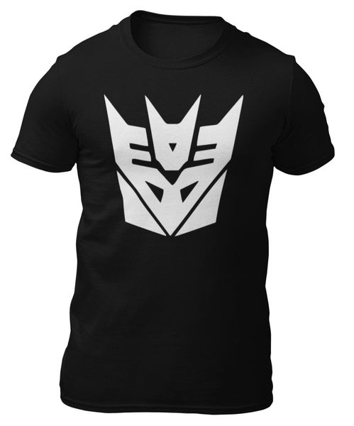 

T-shirt-transformers decepticos-t-shirt -, White;black