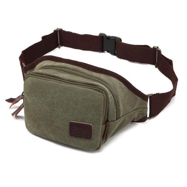 

waist bags outdoor leisure sports pockets multi-purpose canvas travel bag