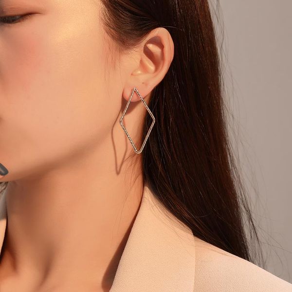 

european fashion love geometric 6 pcs mixed women earrings set stud, Golden;silver