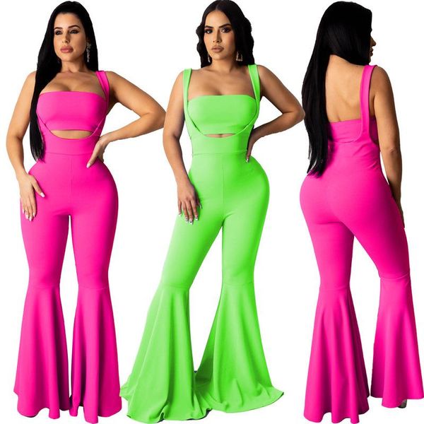 

women's jumpsuits & rompers jumpsuit woman clothes overalls summer women elegance elegant pure color suspenders beep pants, Black;white