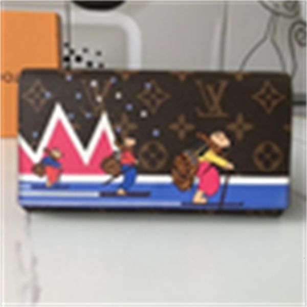 

wallets purse brand pouches card designer evening luxury chain wallet m63424 key envelope holders cases wallet clutches leather long, Black;red