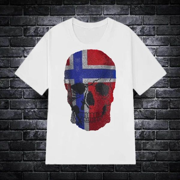 

men's t-shirts european fashion exquisite high stretch business craftsmanship diamond t-shirt summer animal personality pattern o-neck, White;black