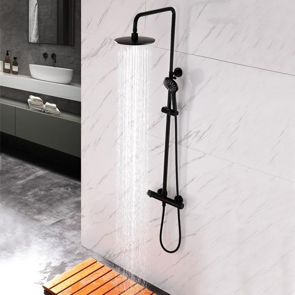 

bathroom shower sets therstatic system mixer taps water showers attached to tub wall