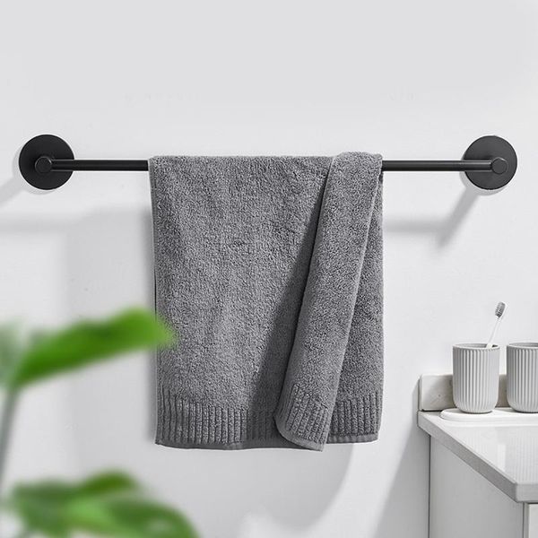 

towel racks bar bathroom holder kitchen dishes cloth hanger no drill aluminum rustproof wall mount rack ja55