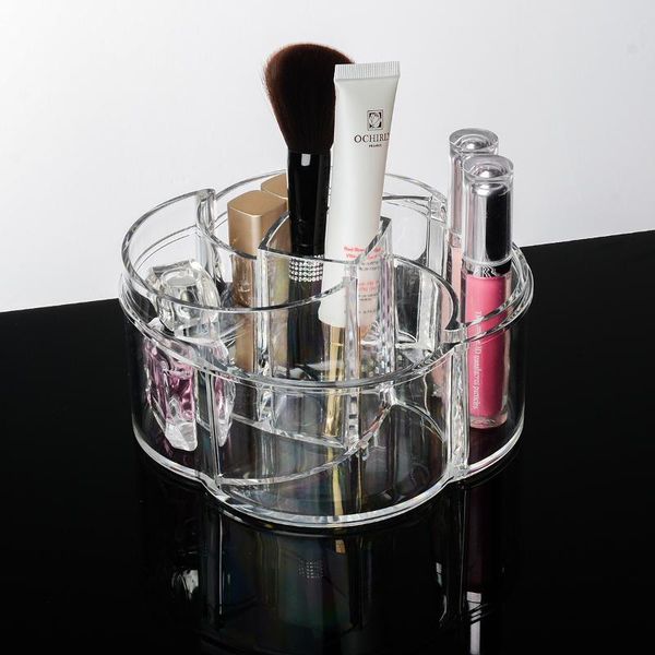 

storage boxes & bins cosmetic box transparent plastic lipstick makeup brush sample eyebrow pencil deskdressing table